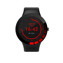 Chrono Montre Connectée pour Femme Homme Sport Avec IP68 Etanche Bluetooth 5.0 Moniteur de santé pour Android iOS-Noir