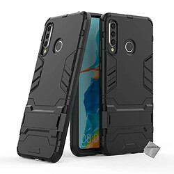 Htdmobiles Coque rigide anti choc pour Huawei P30 Lite + verre trempe - NOIR