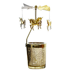 Stand De Bougeoir Romantique Spining Chandelier De Bougie Chauffe-plat Licorne