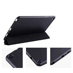 Wewoo Housse Coque Etui à rabat horizontal en cuir vachette pour Galaxy Tab A8 2019 P200 / P205avec support Noir pas cher