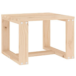 Maison Chic Table d'appoint | Table Basse de jardin 40x38x28,5 cm bois massif de pin -GKD37801