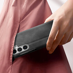 Acheter Avizar Housse pour Samsung Galaxy S24 Clapet Porte-carte Éco-cuir Nappa Noir