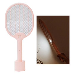 Avis Mosquito Bat Fly Swatter Zapper Killer Electronic Bee Zapper Raquette Rose