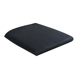 Housse De Coussin De Siège De Chaise Carrée Extensible Housse 40-50 Cm Noir