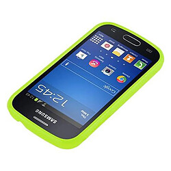 Cadorabo Coque Samsung Galaxy TREND LITE Etui en Vert pas cher