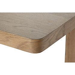 Acheter Pegane Table à manger, table de repas rectangulaire en bois coloris naturel - longueur 210 x profondeur 101 x Hauteur 76 cm