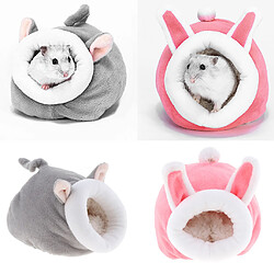 2 Pcs Chaud Petit Animaux Lit Pet Nid Hamster Lit Rat Hérisson Écureuil Maison