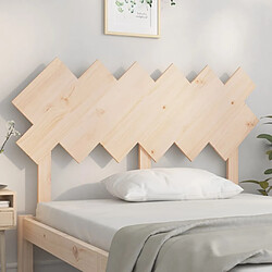 Avis Maison Chic Tête de lit scandinave,Meuble de chambre 132x3x81 cm Bois massif de pin -MN10303