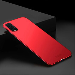 Mofi Coque en TPU bouclier mince mat rigide rouge pour votre Oppo Find X2