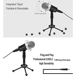 Yonis Microphone Professionnel Pour Gaming Et Streaming