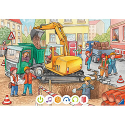 RAVENSBURGER Puzzle tiptoi - Baustelle