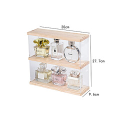 Universal 1PCS Boîte de rangement de parfum de grande capacité Étagère de présentation de jouets 2Array Vernis à ongles Boîte de parfum Boîte de rangement de divers Étagère de bijoux 