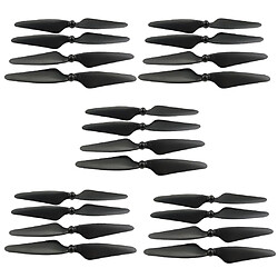 20pcs hélices pour mjx bugs 3 pro b3 pro hs700 avions quatre axes noir