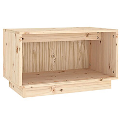 vidaXL Meuble TV 60x35x35 cm Bois de pin massif