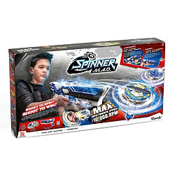 Ludendo Spinner Mad - Blaster double shoot avec 2 toupies LED