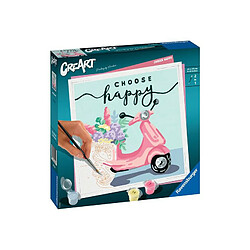 Peinture Ravensburger CreArt Carré Choose happy