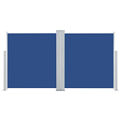 Avis Maison Chic Auvent latéral rétractable de balcon | Store extérieur | Auvent solaire Bleu 120 x 600 cm -GKD49928