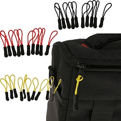 30x Zip Puller Zipper Pull Cordon de Fixation Curseur pour Veste Sac À Dos 3 Couleurs