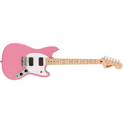 Sonic Mustang Flash Pink Squier by FENDER