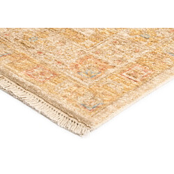 Vidal Tapis de couloir en laine 447x139 beige Kaizar pas cher