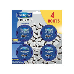 FERTILIGENE Lot de 4 Boîtes appât Anti-Fourmis