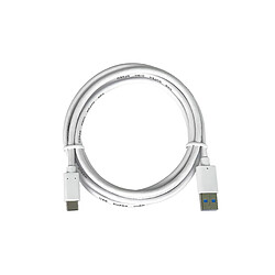 Acheter PremiumCord Câble de Connexion USB-C pour USB A, USB 3.2 Génération 2, Câble de Transmission de Données SuperSpeed Jusqu'à 10 Gbit/s, Charge Rapide Jusqu'à 3 A, Blanc, Longueur 0,5 m