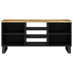 Avis Maison Chic Meuble TV scandinave - Banc TV pour salon 100x33x46 cm bois de manguier et d'ingénierie -MN98859