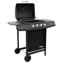 Avis vidaXL Barbecue gril à gaz avec 4 brûleurs Noir