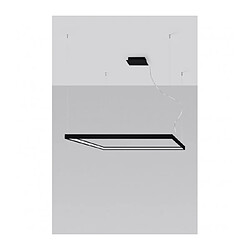 Luminaire Center Plafonnier LED intégré Nelya Integrated Aluminium Noir 1 ampoule 150cm