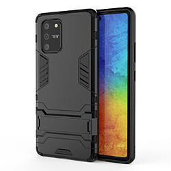 Coque en TPU hybride cool guard avec béquille noir pour votre Samsung Galaxy A91/S10 Lite