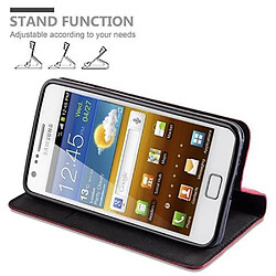 Cadorabo Coque Samsung Galaxy S2 / S2 PLUS Etui en Rouge pas cher