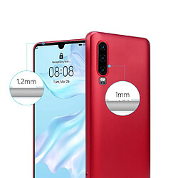 Cadorabo Coque Huawei P30 Etui en Rouge pas cher