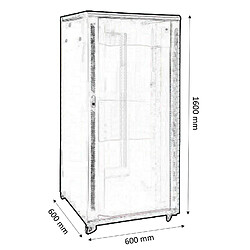 Acheter Kimex Rack Baie de brassage 19'', 600x600mm, 33U