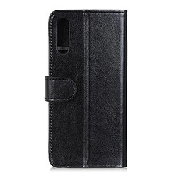 Etui en PU Cheval fou avec support noir pour votre Sony Xperia 1 II