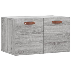 vidaXL Armoire murale Sonoma gris 60x36,5x35 cm Bois d'ingénierie