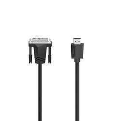 HAMA Câble vidéo, fiche DVI sur fiche HDMI, Ultra-HD 4K, 3,00 m