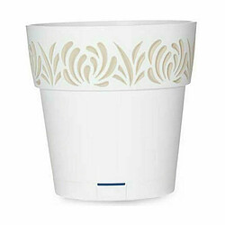 Avis Pot auto-arrosant Stefanplast Gaia Blanc Plastique 19 x 19 x 19 cm (12 Unités)