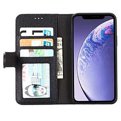 Acheter Wewoo Coque Pour iPhone 11 Pro GEBEI Etui de protection en cuir à rabat avec support logements cartes portefeuille et cadre photo Noir