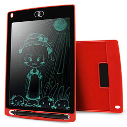 Wewoo Tablette graphique rouge Portable 8.5 pouces LCD Écriture Dessin Graffiti Électronique Pad Message Conseil Papier Brouillon avec Stylo, CE / FCC / RoHS Certifié