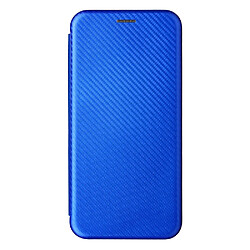 Coque en TPU + PU texture en fibre de carbone avec support magnétique, porte-carte bleu pour votre Samsung Galaxy A13 5G