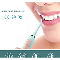 Acheter Universal Calcul par ultrasons Zoom dentaire Zoom électrique des dents Son Taches de malheur Taches de tartare Blanchiment des dents Nettoyage oral | Irrigateur oral (vert)