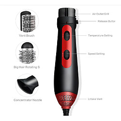 Universal Brosse à sèche-cheveux professionnelle 3 en 1 1200W Peigne à coiffure multifonction Brosse à air chaud Salon Friseur Outil de soufflage