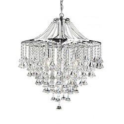 Searchlight Chandelier Dorchester Chrome 5 ampoules 120cm