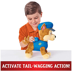 Acheter PAW PATROL Interaktives Plüschtier Chase ? mit wedelndem Schwanz, 20+ Geräuschen und Musik, ca. 32 cm, AB 3 Jahren, 6063790