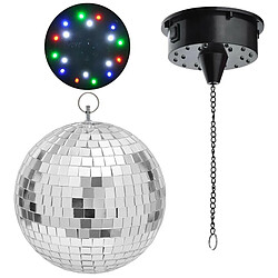 Acheter Moteur De Boule De Disco De Miroir Rotatif Accrochant L'éclairage De Boule De Réflexion De Miroir De DJ Avec La Boule