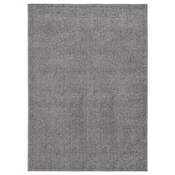 vidaXL Tapis à poils courts 140x200 cm Gris