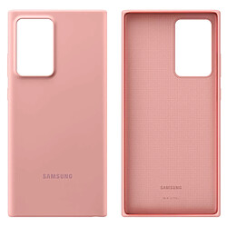 Coque Samsung Galaxy Note 20 Ultra Soft Touch Silicone Cover Original Rose