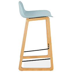 Avis Alterego Tabouret snack mi-hauteur 'MAKI MINI' bleu style scandinave