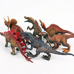 Universal 15 cm 12 pcs/set grande taille dinosaure jurassique vie sauvage modèle jouet set action figure dinosaure enfant simulation jouet garçon cadeau | Action People(Coloré)