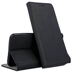 Htdmobiles Housse pour Samsung Galaxy A05s - etui coque pochette portefeuille + film ecran - NOIR MAGNET